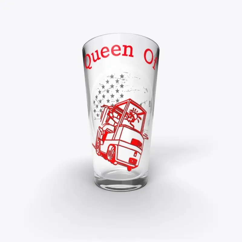 Queen of Forklift Red