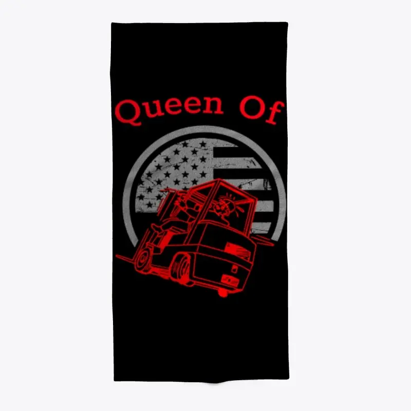 Queen of Forklift Red